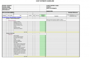 Free Construction Estimate Template Pdf And Residential Construction Cost Estimator Excel