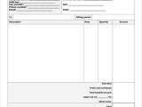 Free Construction Invoice Template Pdf And Construction Bill Of Quantities Template