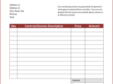 Free Contractor Invoice Template Microsoft And Sample Invoice For Independent Contractor