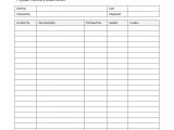 Free Example Liquor Inventory Sheet