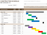 Free Excel Contractor Invoice Templates And Free Excel Commercial Construction Schedule