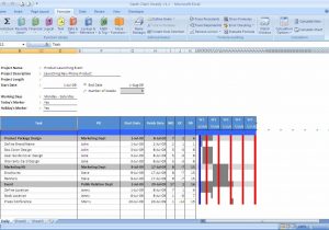 Free Excel Project Management Tracking Templates And Project Planning Calendar Template
