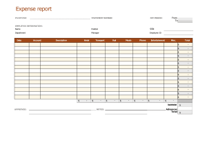 Free Expense Report Form Pdf And Business Travel Expense Report Form
