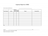 Free Expense Report Form Pdf And Church Expense Report Template