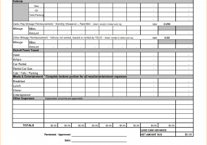 Free Expense Report Form Pdf And Expense Report Template Excel