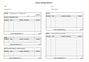 Free Expense Reports Templates Pdf And Free Online Expense Report