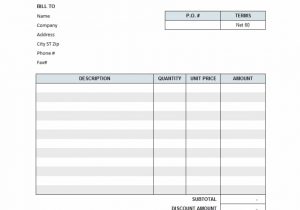 Free Invoice Template Open Office And Sample Billing Invoice Template