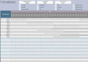 Free Microsoft Excel Construction Schedule Template And Construction Checklist Template Excel