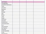 Free monthly budget worksheet and monthly budget example