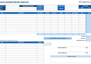 Free Monthly Expense Report Template And Printable Expense Report
