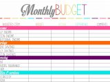 Free Monthly Expenses Excel Template And Free Printable Monthly Bill Payment Template