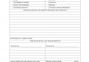 Free Multi Point Vehicle Inspection Form And Daily Vehicle Inspection Report Template