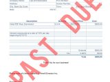 Free Past Due Invoice Template And Accounts Receivable Collection Letter