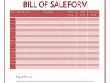 Free Printable Bill Of Sale Template And Bill Of Sale Template Doc