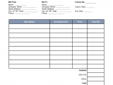 Free Printable Contractor Invoice And Free Contractor Receipt Template