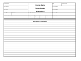 Free Printable Service Invoice Template And Free Sample Invoice For Services