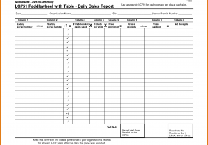 Free Restaurant Daily Sales Report Template Excel And Weekly Sales Report Template Excel