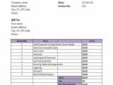 Free Sample Of Invoice In Excel And Free Sample Of Invoice Form