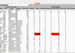 Free Stock Inventory Spreadsheet And Stock Inventory Control Sheet