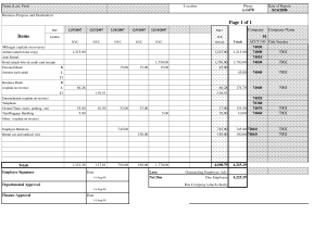 Free Yearly Expense Report Template And Free Expense Report Form Pdf