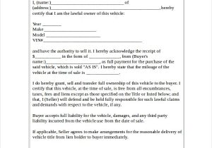 General Bill Of Sale Template Word And Vehicle Bill Of Sale Pdf