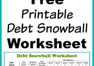 Get Out of Debt Plan Worksheet and Squawkfox Debt Spreadsheet