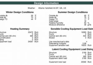 HVAC Load Calculation App And Air Conditioning Heat Load Calculation Sheet