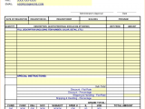 Handyman Invoice Template Xls And Work Receipt Form