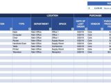 Heavy Equipment Tracking Spreadsheet and Asset Tracking Excel Spreadsheet Template