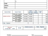 Hotel Invoice Template Excel And Hotel Bill Template Word