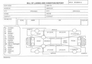 House Bill Of Lading Template Excel And Straight Bill Of Lading Short Form