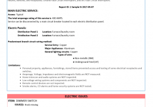 House Inspection Report Format And Fillable Home Inspection Report