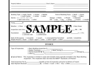 House Inspection Report Sample And Sample Home Inspection Report Template