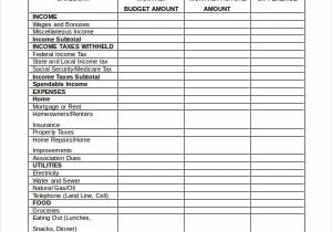 Household Budget Spreadsheet Templates And Household Budget Template Pie Chart