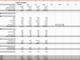 Household Budget Template Excel And Sample Spreadsheet To Track Expenses