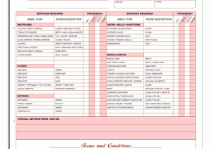 Housekeeping Invoice And Small Business Invoice Forms