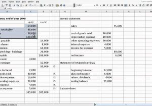 How To Make Trial Balance From Ledger In Excel And Generic Balance Sheet Template