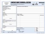 How To Write Up A Plumbing Invoice And Plumbing Service Invoice