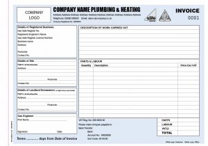 How To Write Up A Plumbing Invoice And Plumbing Service Invoice