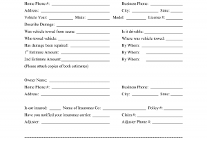 Incident Report Form Template Word And Construction Accident Reports Forms