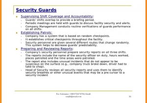 Incident Report Writing 101 And Security Guard Daily Report Sample