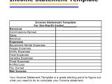 Income And Expense Report Excel Template And Business Income And Expenses Statement Template