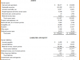 Income Statement Template And Common Size Balance Sheet
