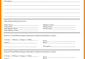 Information Security Incident Response Form And Incident Response Plan