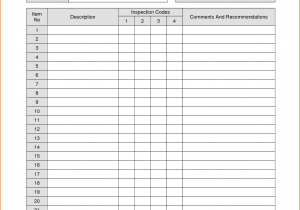 Inspection Report Template In Excel And Home Inspection Report