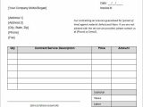 Invoice Template Contract Labor And Gst Invoice Format For Contractor In Excel
