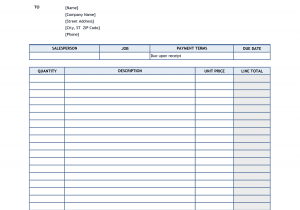 Invoice template excel and easy printable invoice