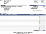 Invoice Template Excel And Online Bill Format