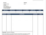 Invoice Template Excel Service And Invoice Template Excel Word