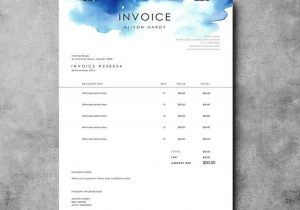Invoice Template For Freelance Designers And Invoice Template Design Software